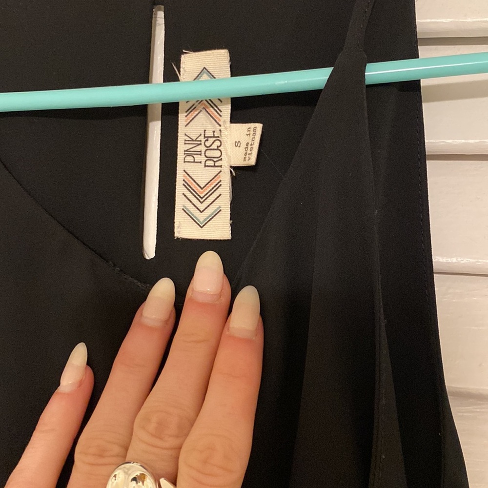 Solid Black Tank Top - image 3